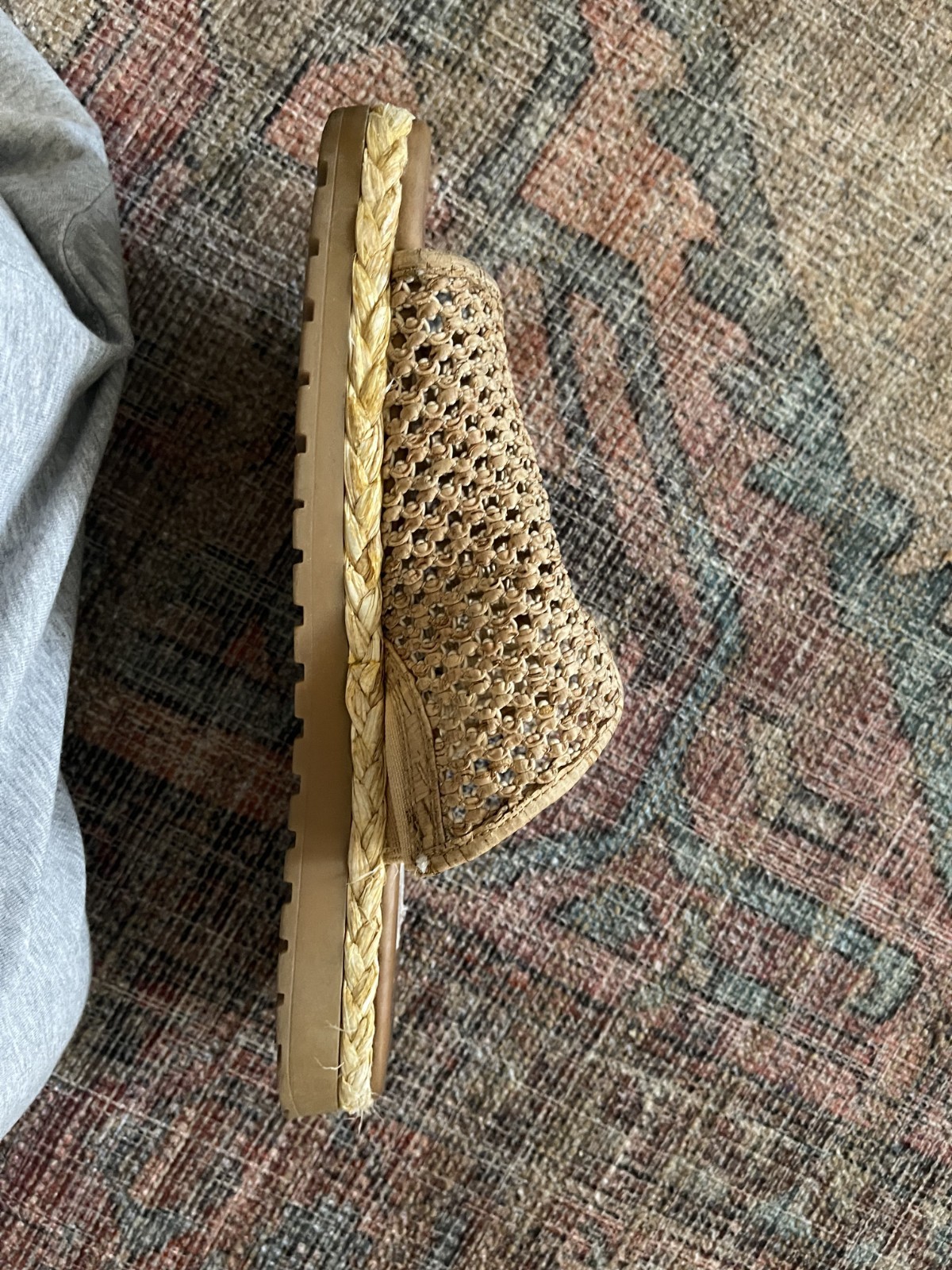 Baretraps jute slides for women size 9