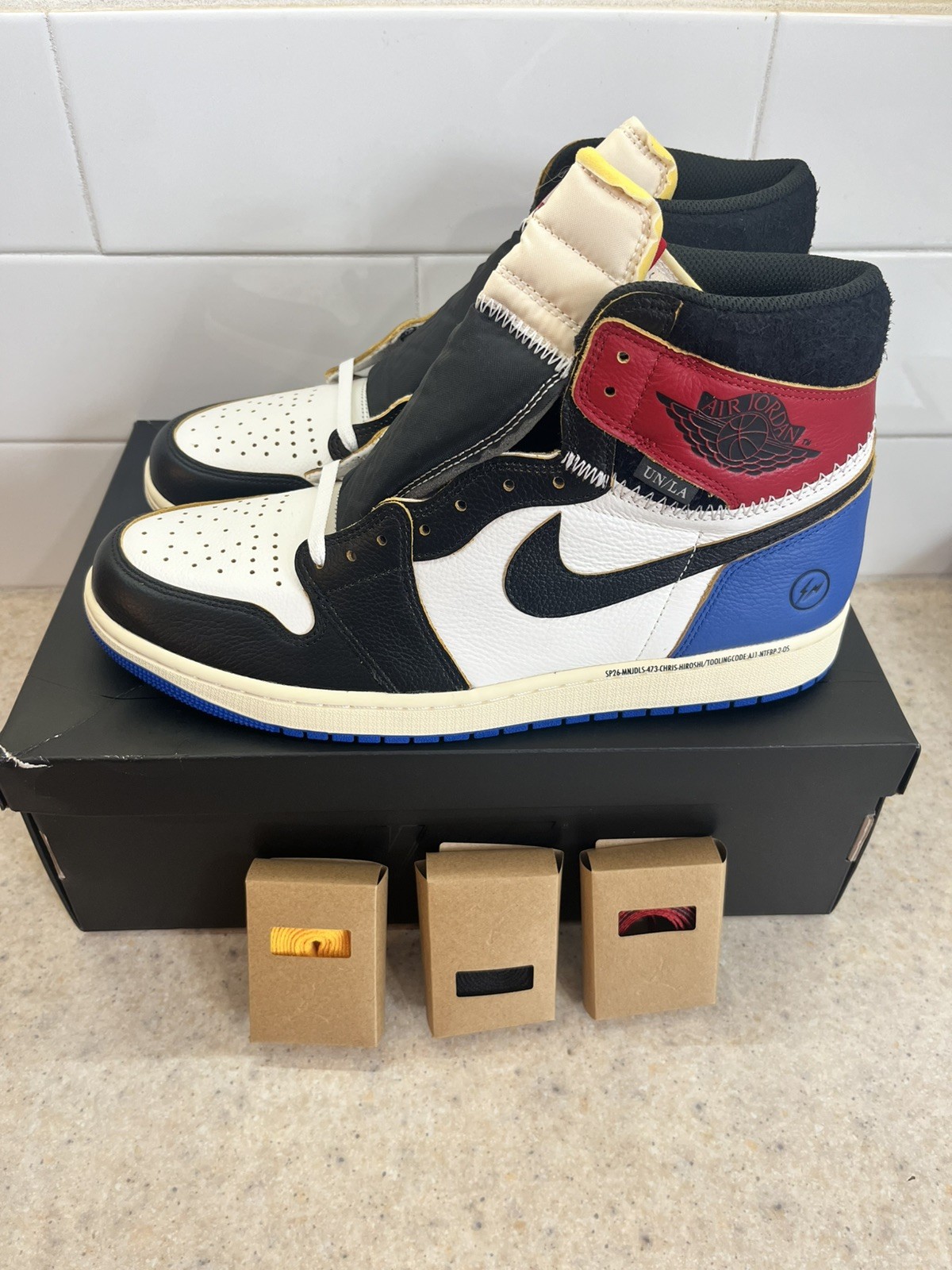 Fragment Design × Union LA x Air Jordan 1 Retro OG High Size 13 IO7847-002