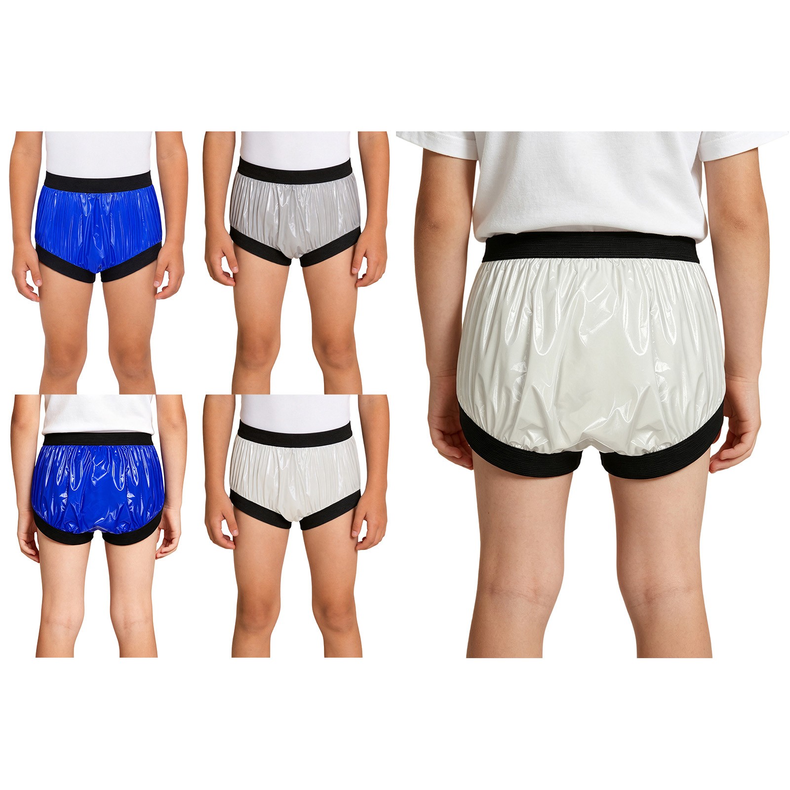 Kids Boys Girls Briefs Flexible Patients Practical Underwear Splash‑Resistant
