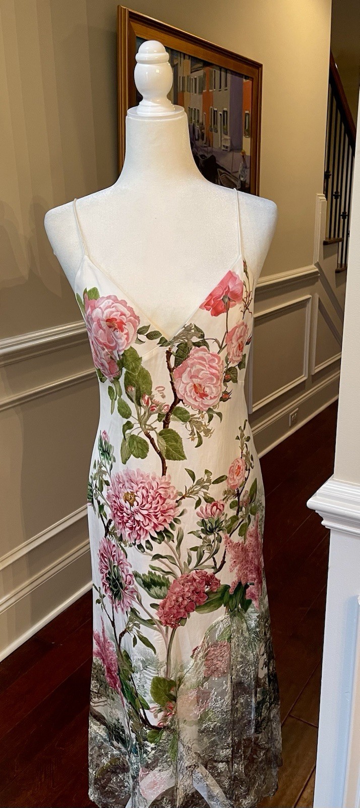 Alice & Olivia Floral Julietta Cutaway Lace MIDI Dress NWT MSRP $495 Sz 6