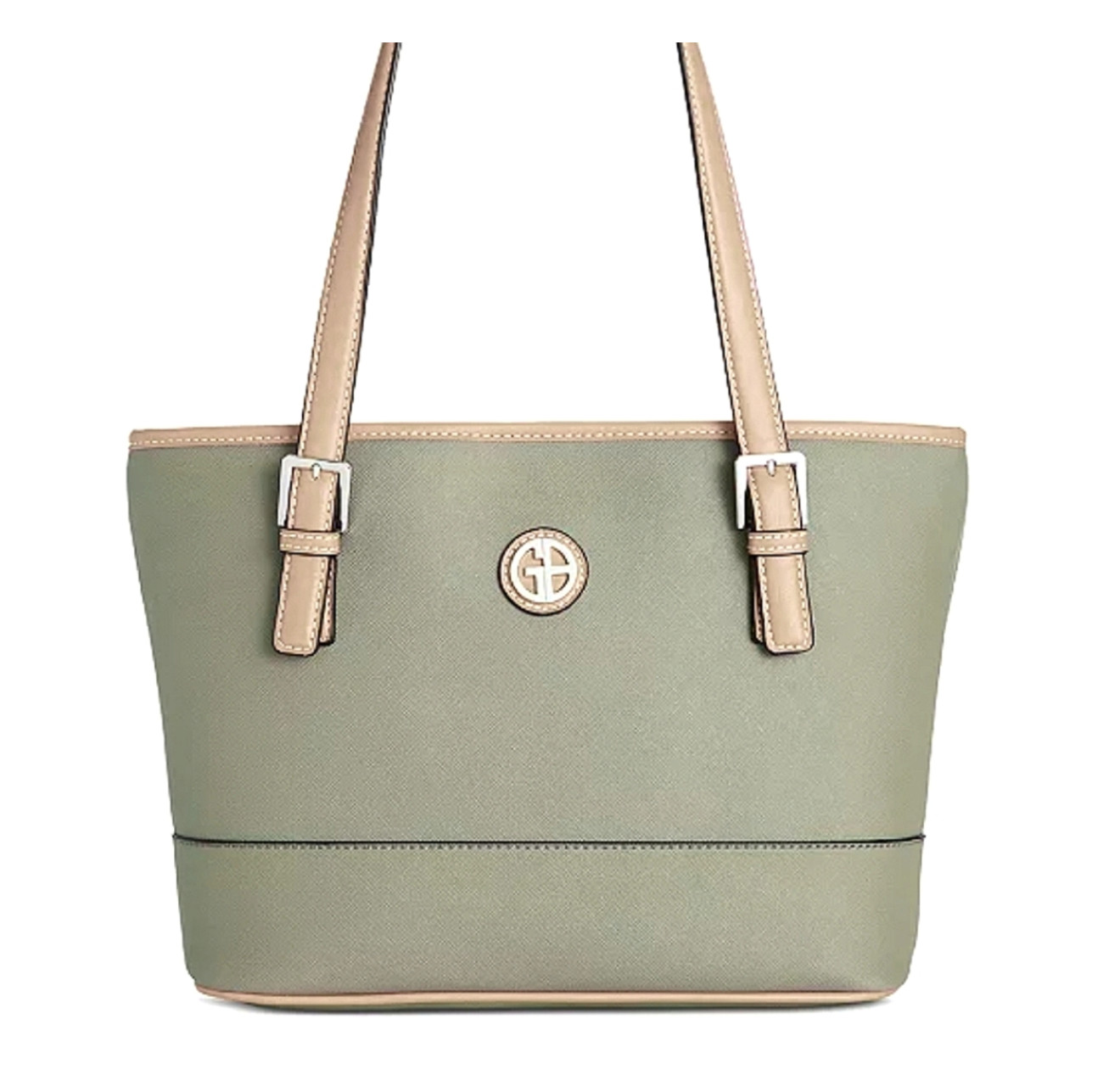 NWT Giani Bernini Saffiano Tote Deep Moss