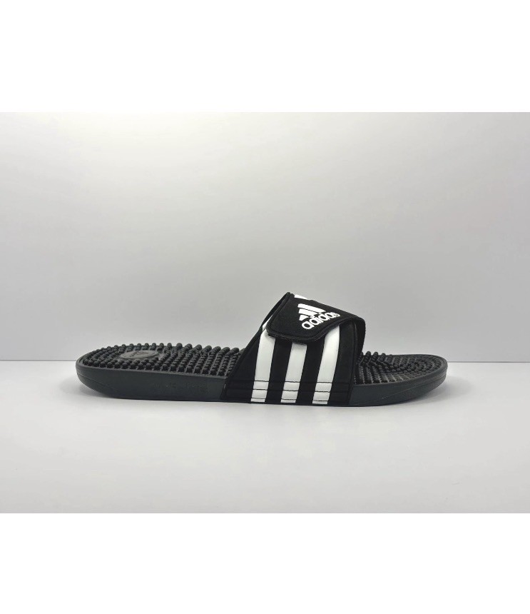 Size 13 Men’s/14 Women’s Adidas Adissage Slide Black/White F35580 New W. Tags