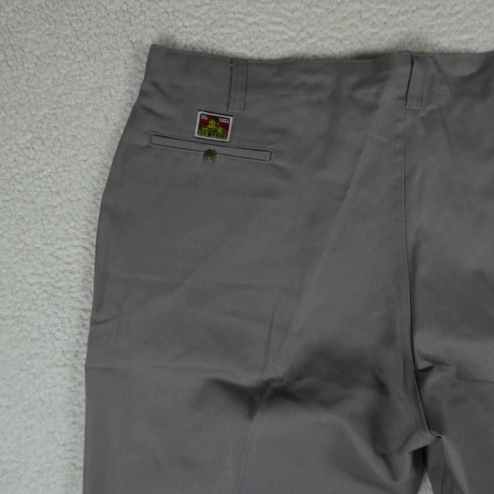 Ben Davis Shorts Men Size 50 Gray Original Ben’s Shorts Cotton/Poly Blend