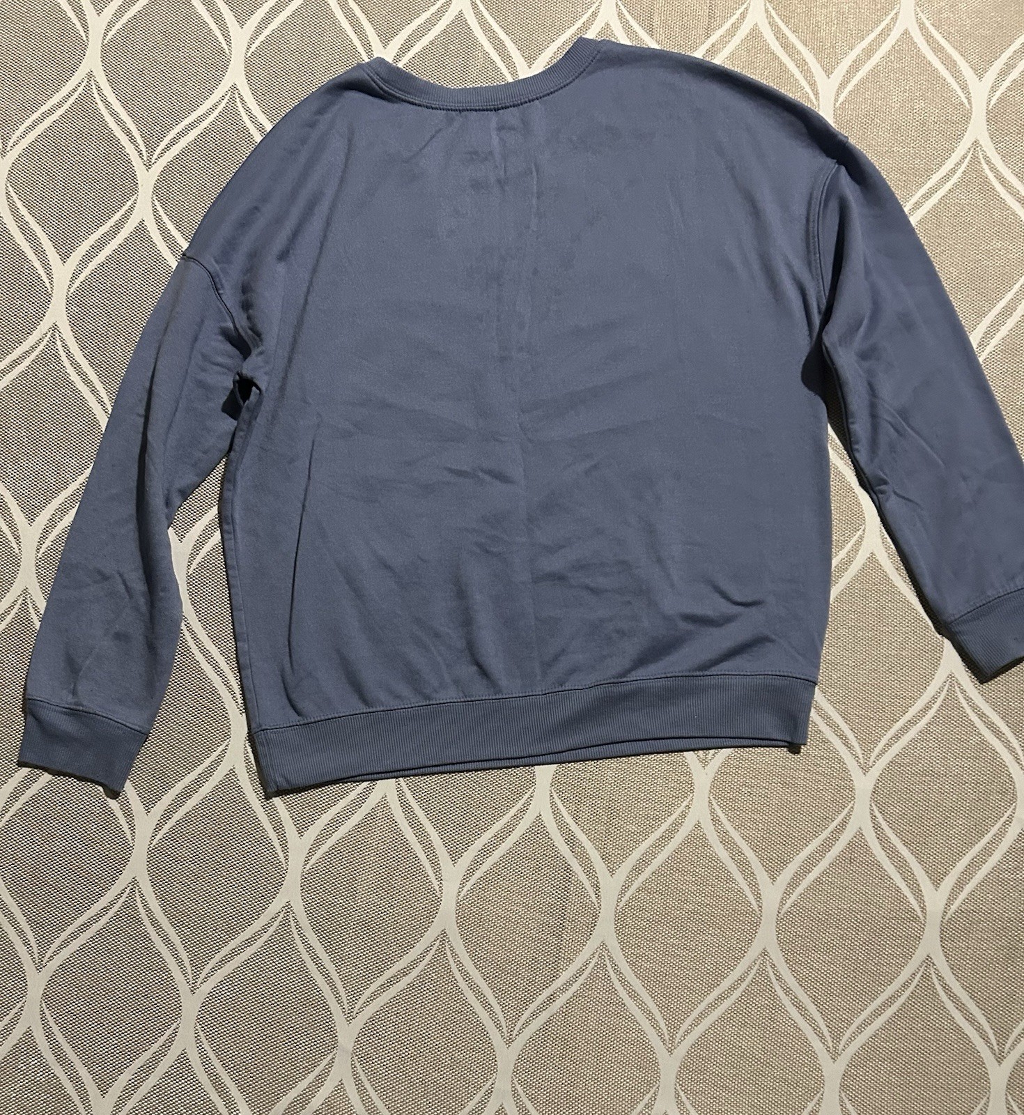 Sailor Moon Women’s Blue Graphic Print Pullover Sweatshirt Crew Neck Size S