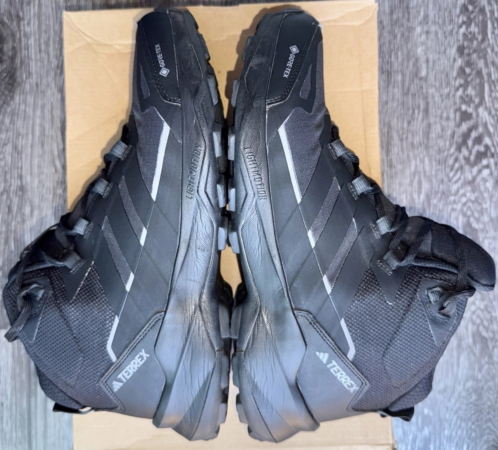 Adidas Terrex Skychaser AX5, GORE-TEX Hiking Boots, Black, US MENS 11.5, JQ2207