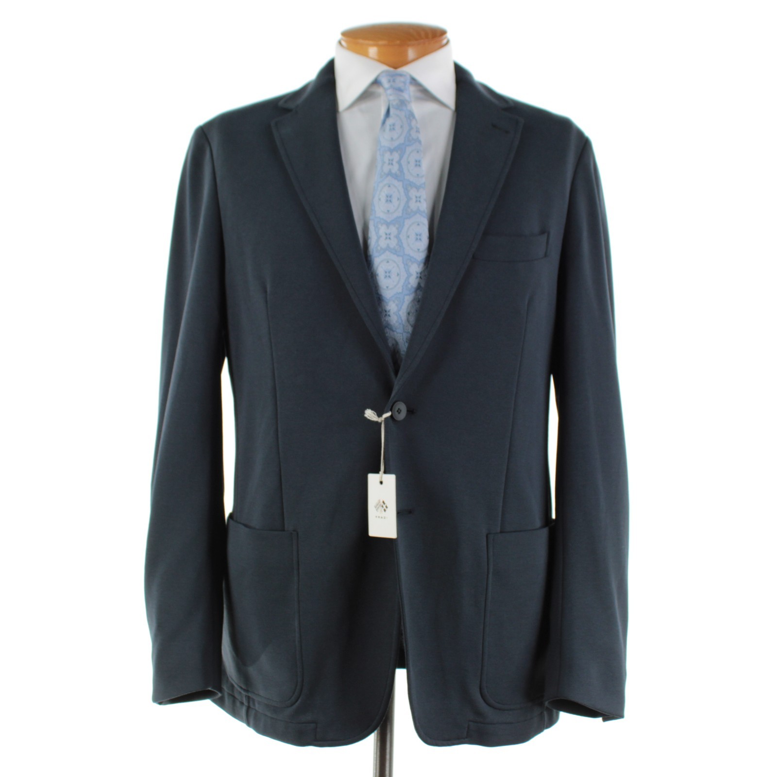 Fradi NWT Polyamide Blend Sport Coat Size 54 (44 US) In Solid Blue