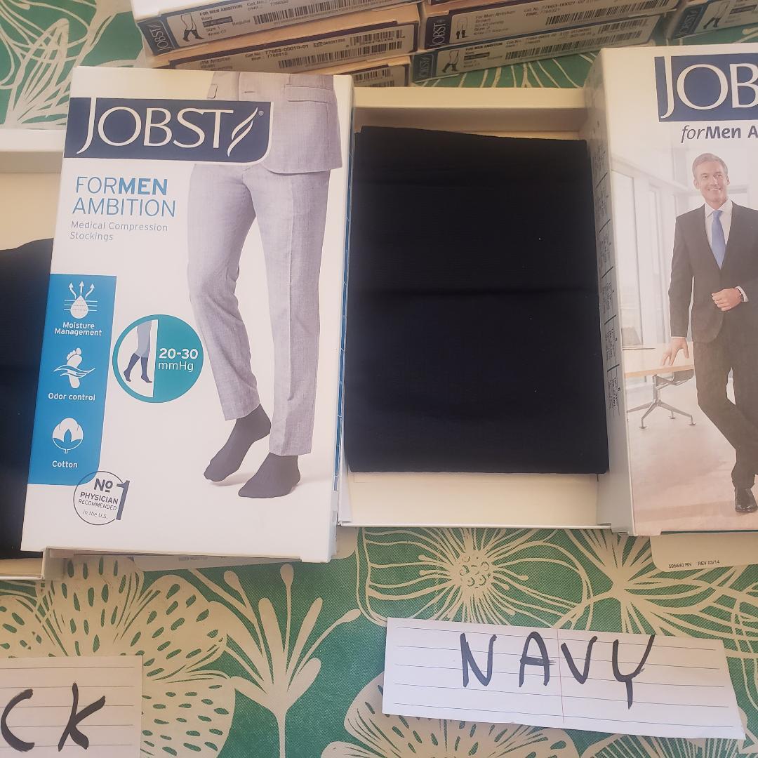 Jobst Men Ambition Soft Fit Regul / Long Calf Socks Compression 15-20 Size Color