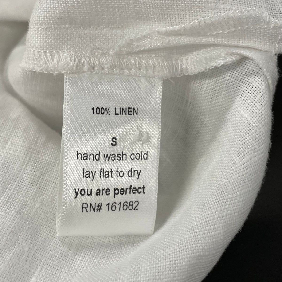 PERFECTWHITETEE Lorelai Linen Oversized Shirt Women’s Size S White