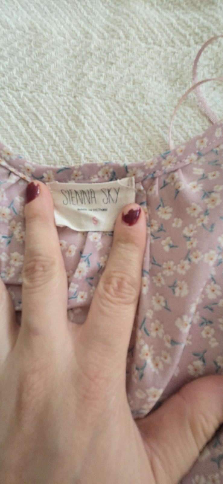 Sienna Sky Pink Puff Sleeve Smocked Blouse