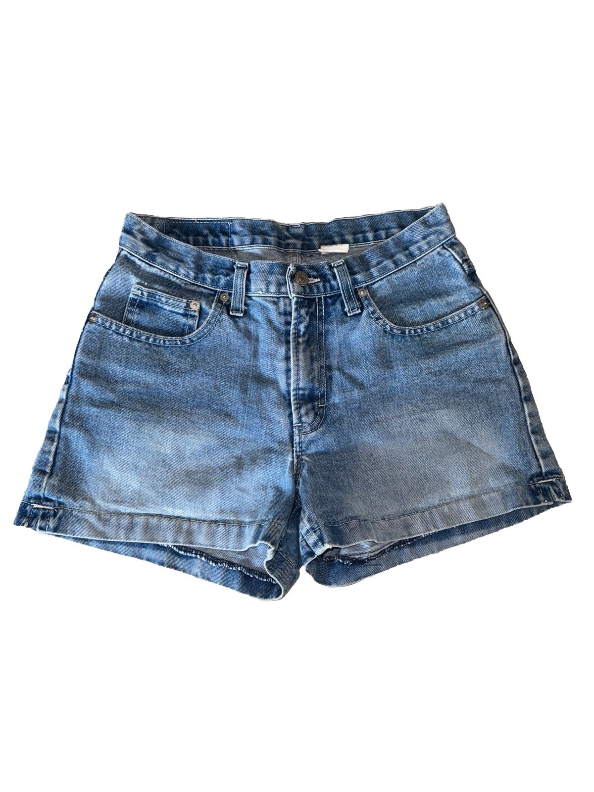 Vintage Jordache Denim Shorts Womens Juniors Blue Mid Rise 5-Pocket Sz 9/10