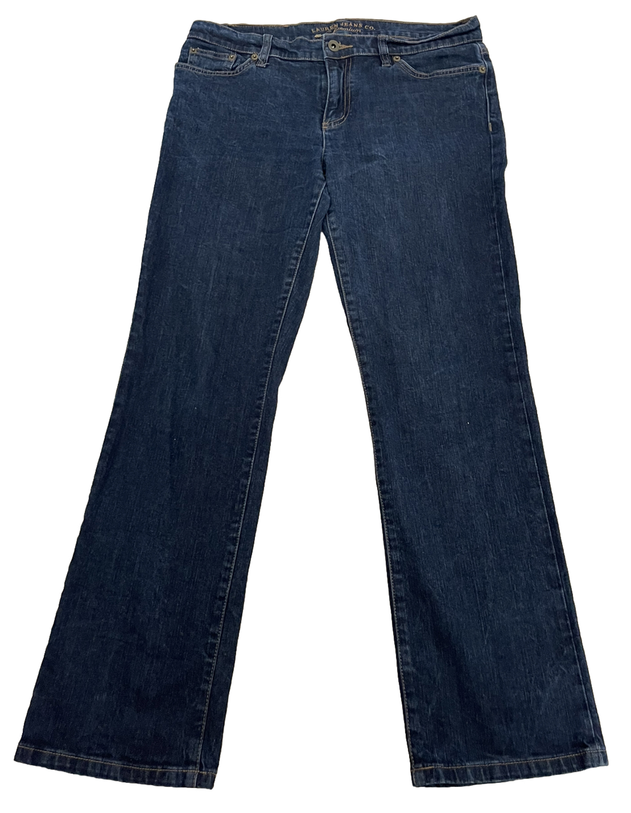 Lauren Jeans Co. Premium Denim Classic Straight Leg Dark Wash Women’s 8
