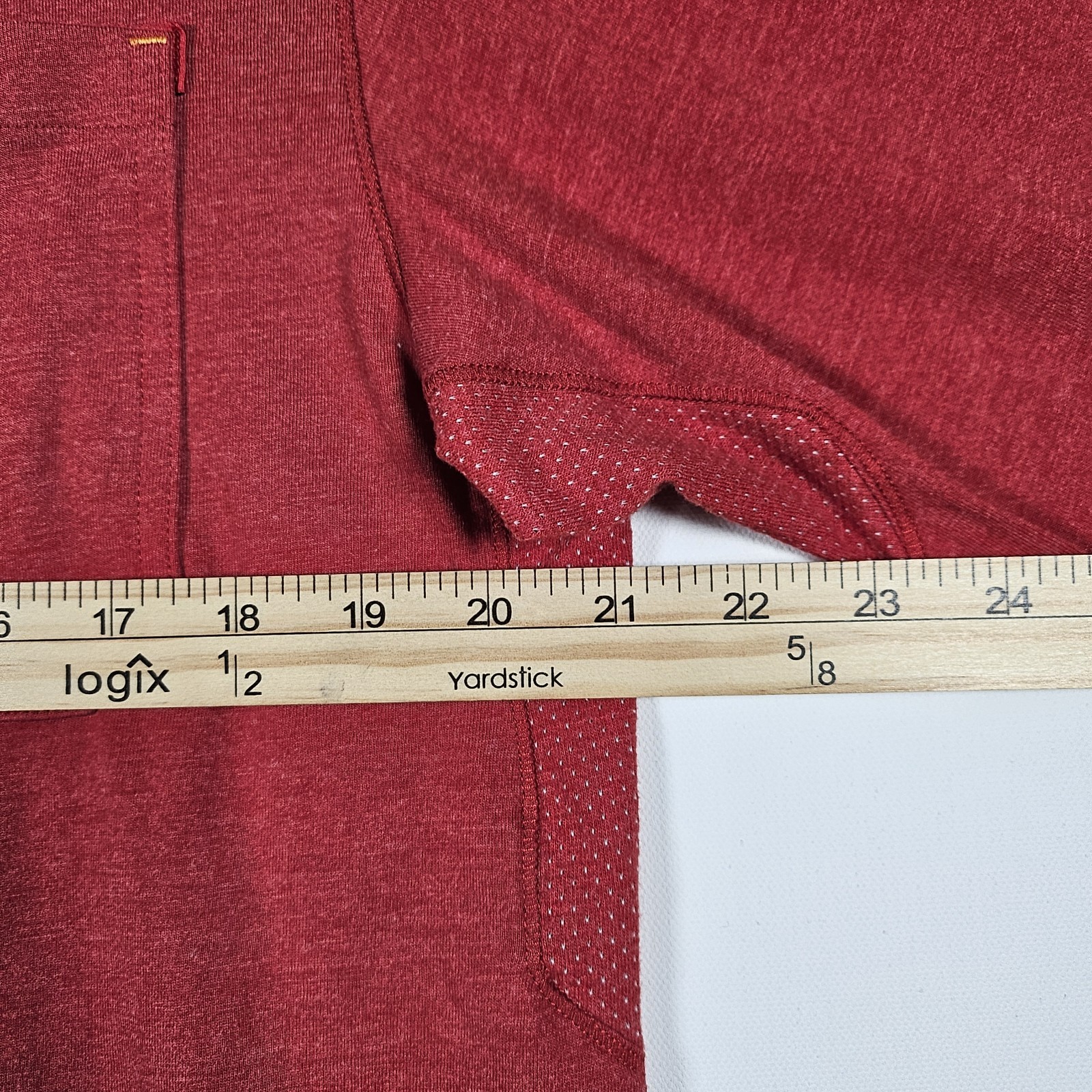 Ariat Rebar Workman Long Sleeve T-Shirt Men’s Medium Red USA Flag Graphic Heavy