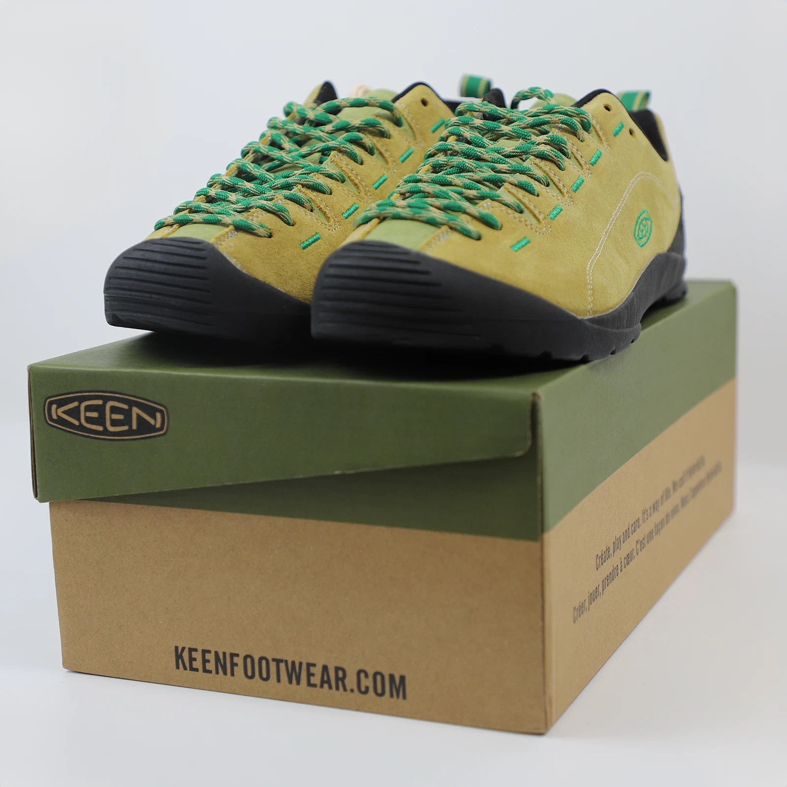 Men Sneaker Ken Jasper I WP Hiking Climbing Trainer Shoes KHAKI in Box