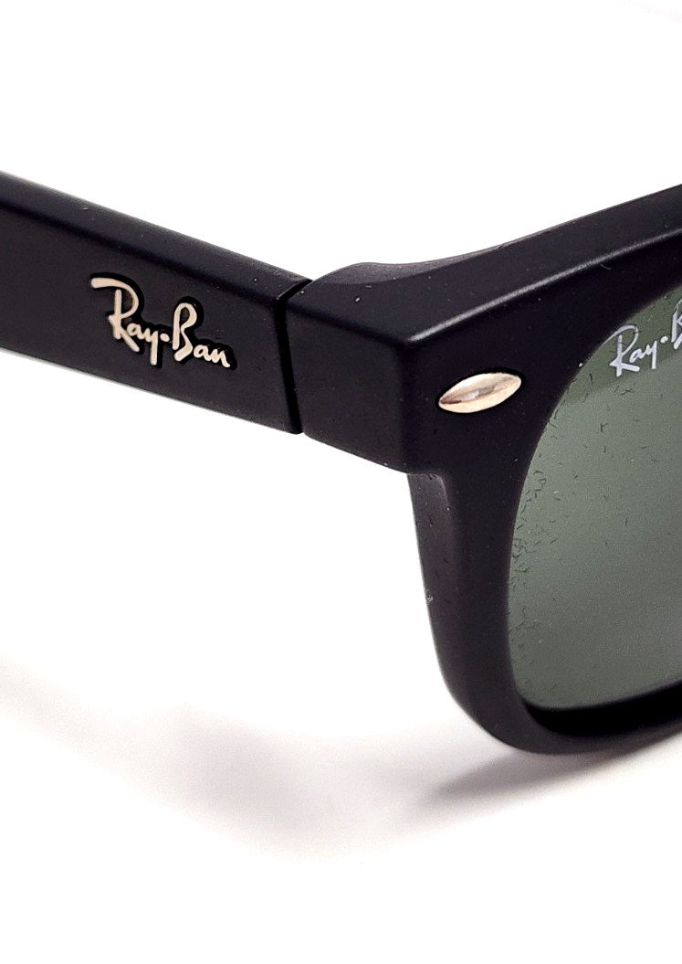 Ray Ban Wayfarer Matte Rubber Black Sunglasses RB2132 622 Unisex*