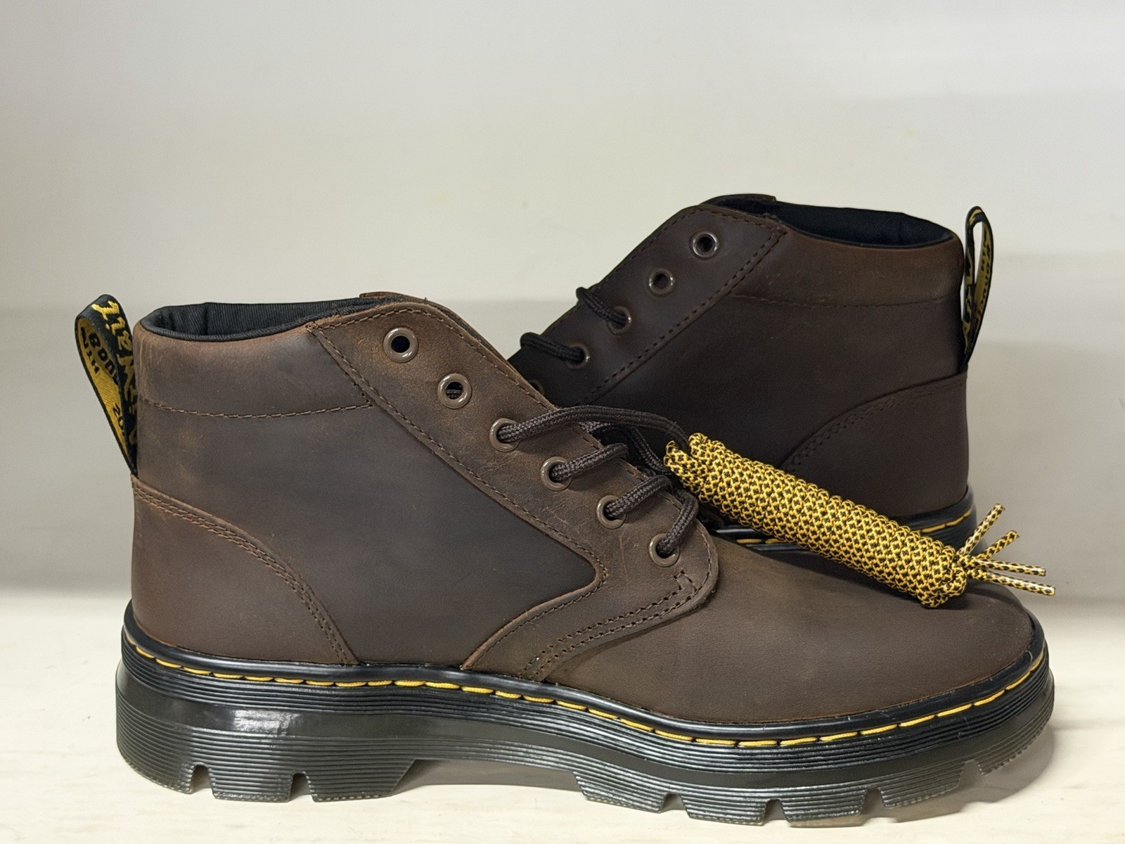 Dr Martens Bonny Leather Crazy HorseDark Brown Men Size 9 (Womens Size 10)
