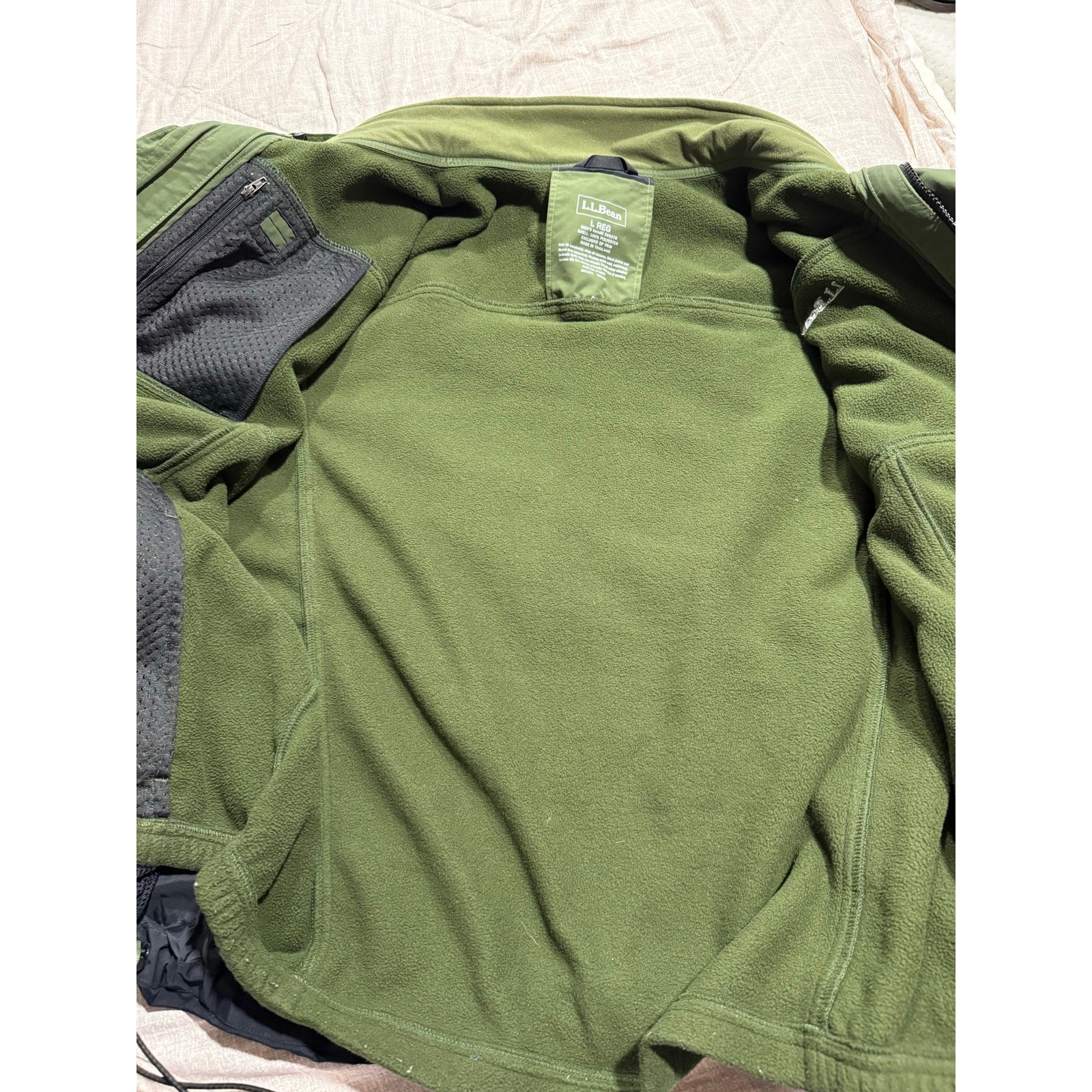 Storm Chaser Winter Jacket w/ Fleece Liner Men’s Size Large Black Green