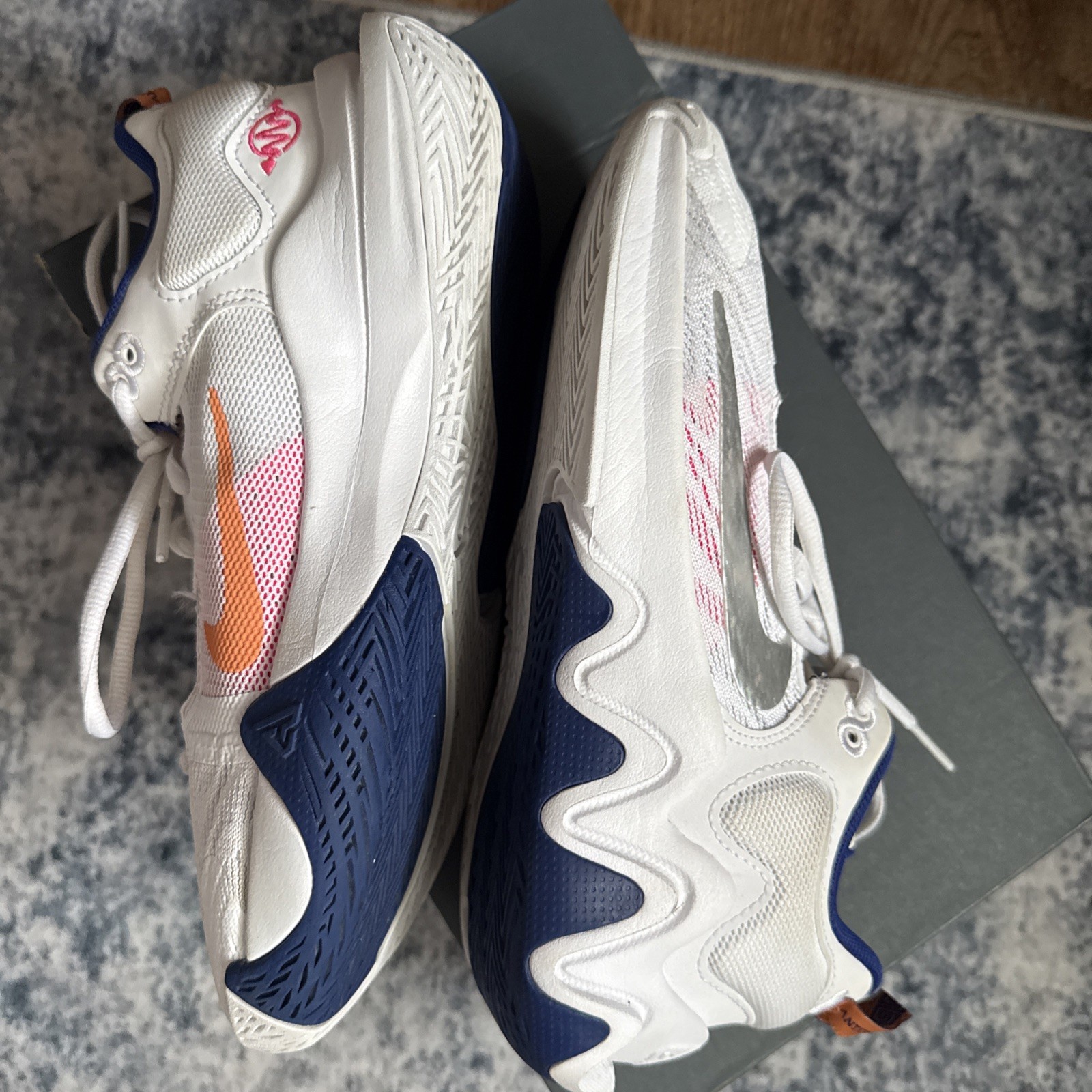 Size 6 – Nike Giannis Immortality 2 White Deep Royal