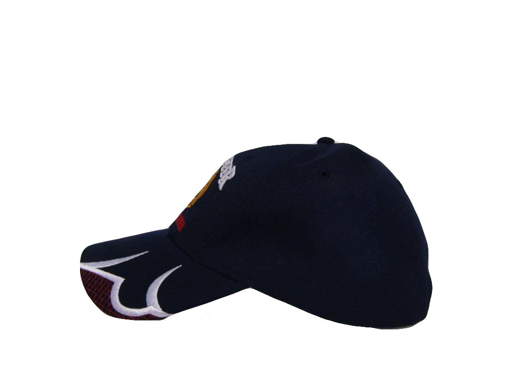 Dark Navy Blue Volunteer Firefighter Fire Fighter Baseball Cap Hat (RAM) C1001