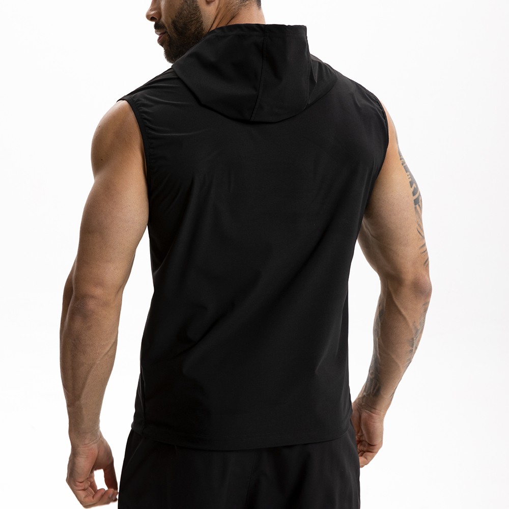 Men Sauna Shirt Heat Trapping Workout Vest Hoodies Tank Top Sweat Suit Shaper US