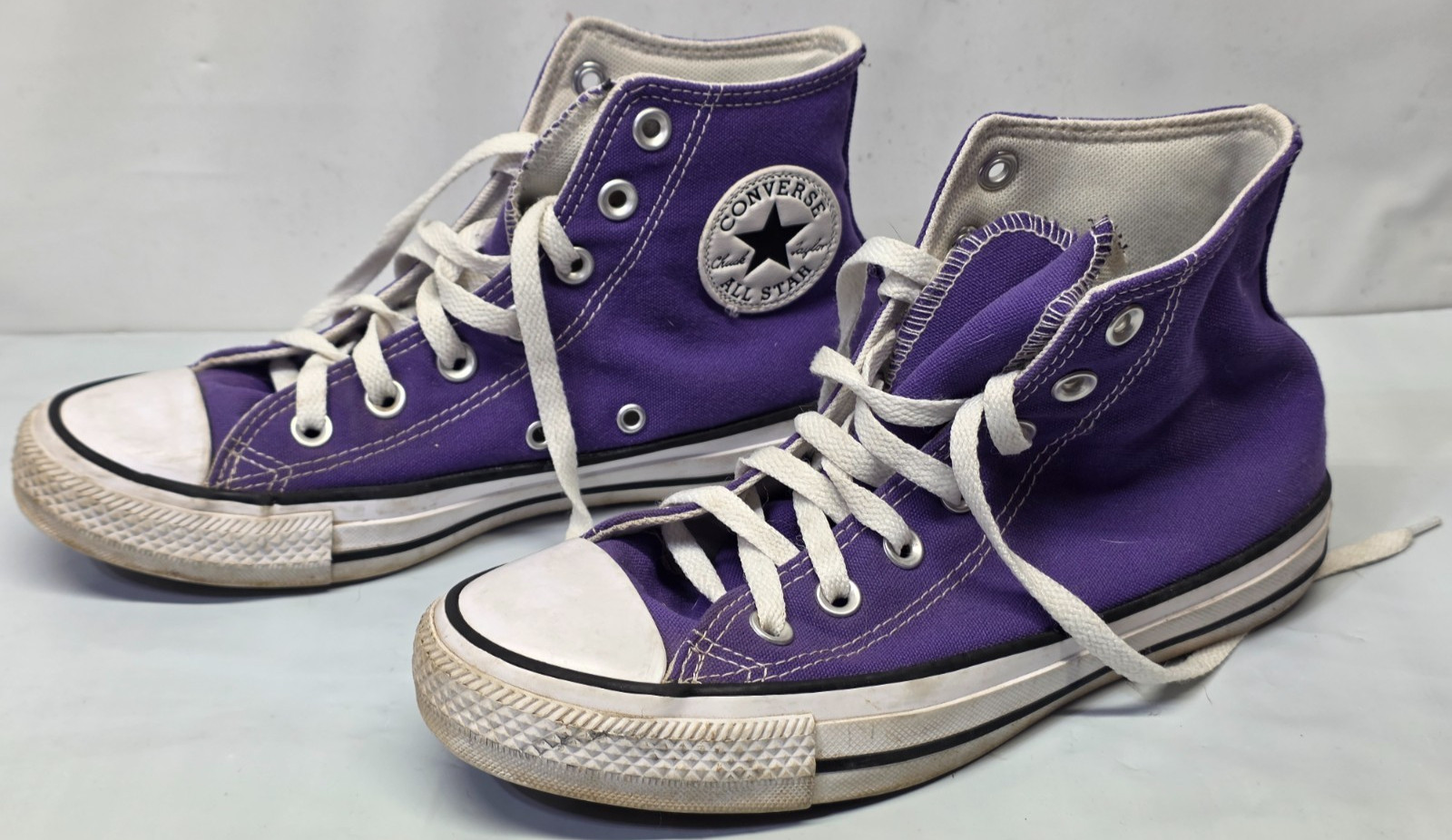 Converse Unisex CT All Star High 137833F Purple Casual Shoes Sneakers Size M5 W7