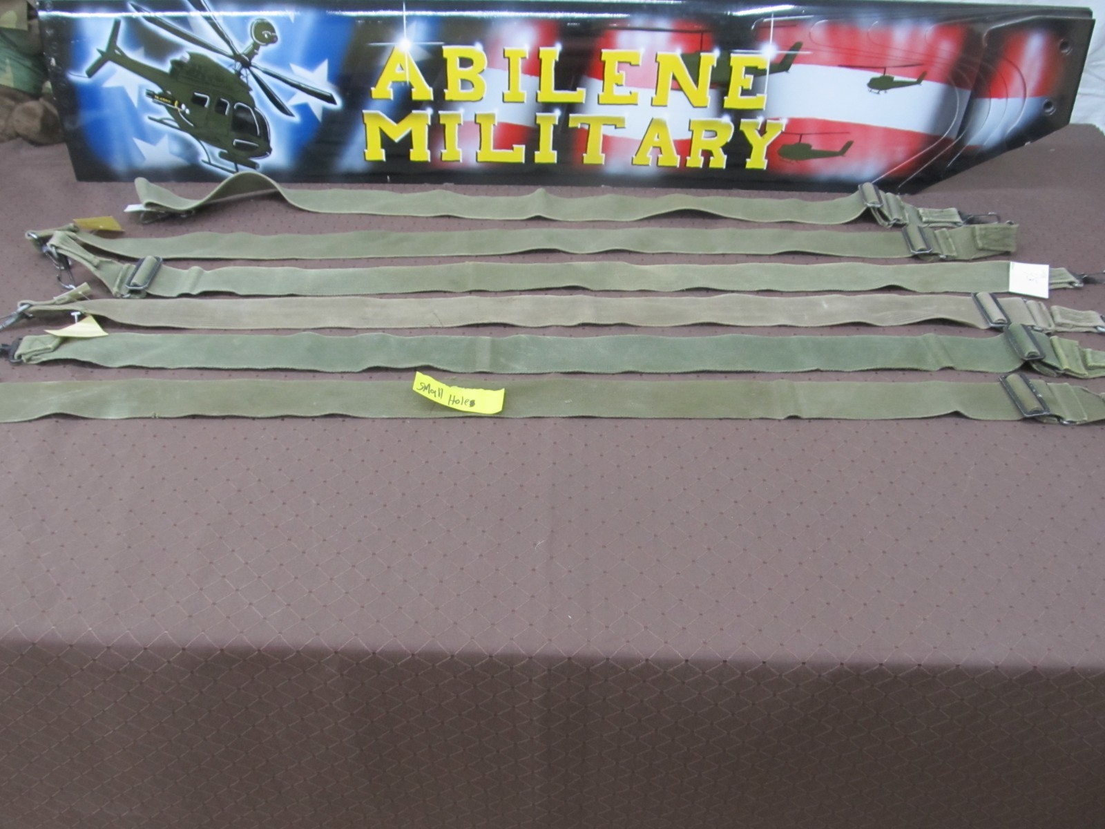 US MILITARY GENERAL PURPOSE UTILITY STRAP 2 HOOK 2 QT CANTEEN
