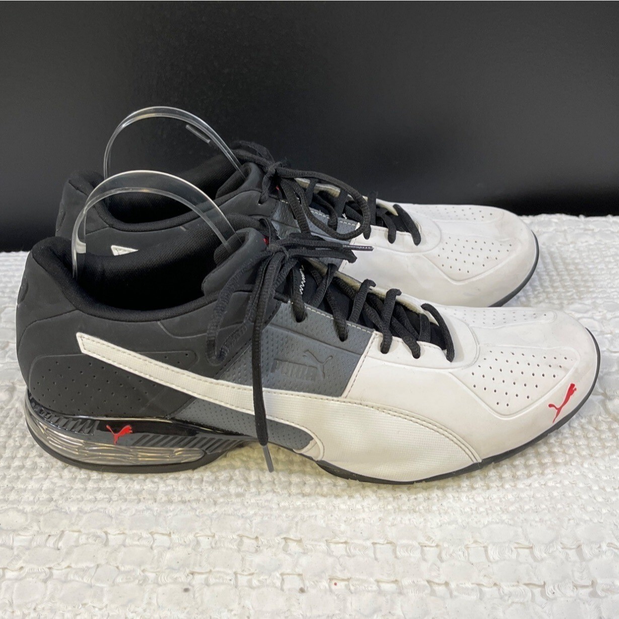 Puma Men’s Black/White Shoes/Sneakers Size 13 SKU 4929