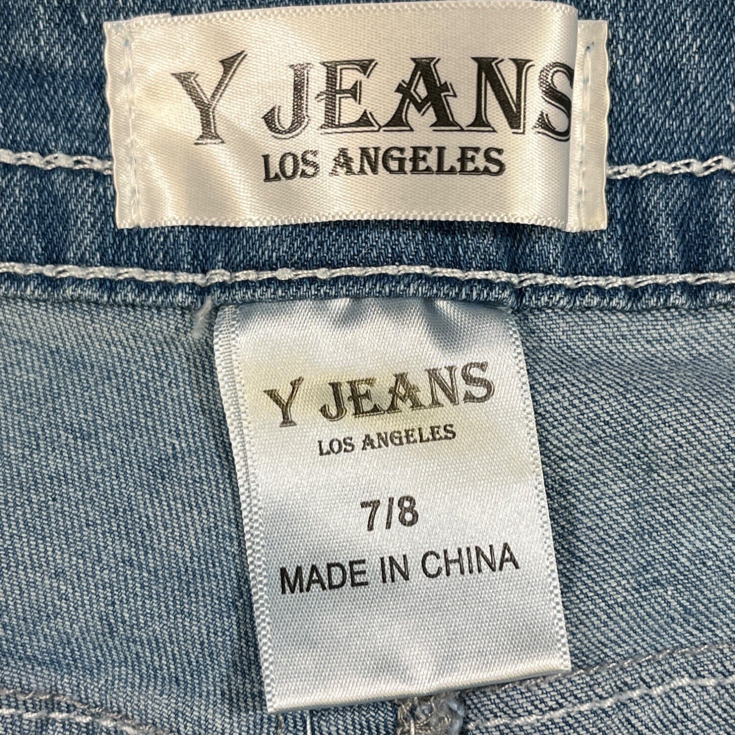 Y Jeans Women’s Blue Jeans/Bootcut Size 7/8 SKU 5382