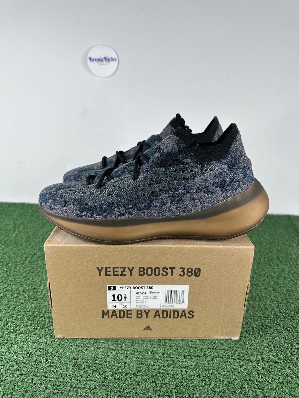 Size 10.5 – adidas Yeezy Boost 380 Covellite – OG Box