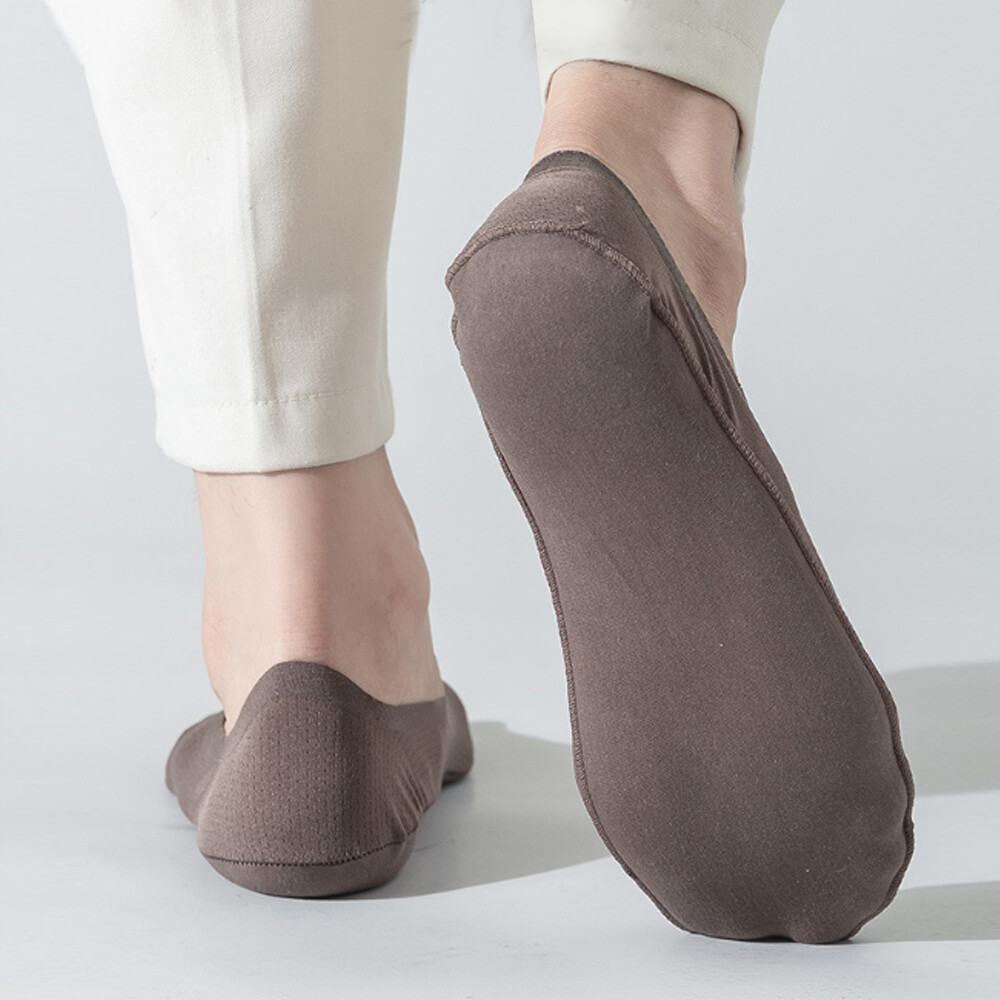 Men Hosiery Ultra-thin Socks Boat Socks Mesh Socks Invisible Socks Casual Solid✔