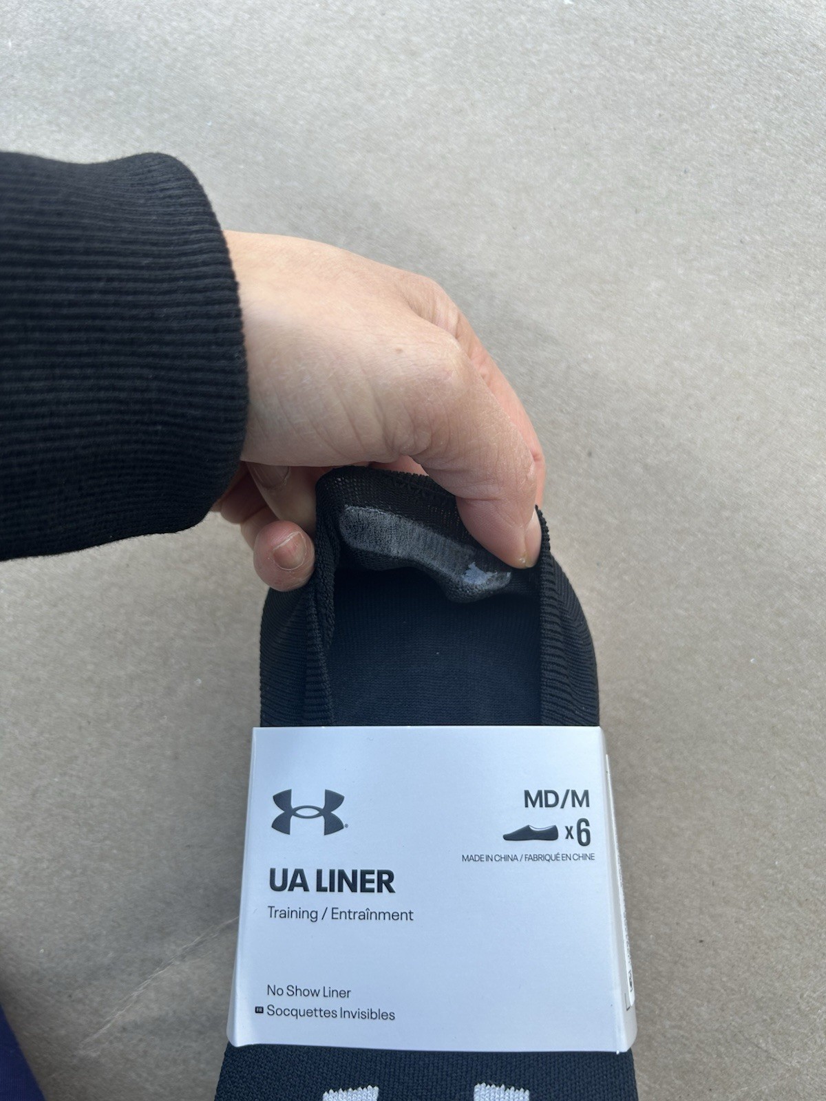 Under Armour Women’s UA Breathable Liner No Slip No Show Socks, 6 Pairs,