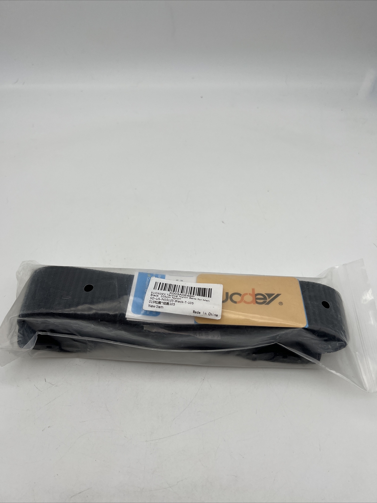 Sousdey Tatical Nylon Belt Black 105cm
