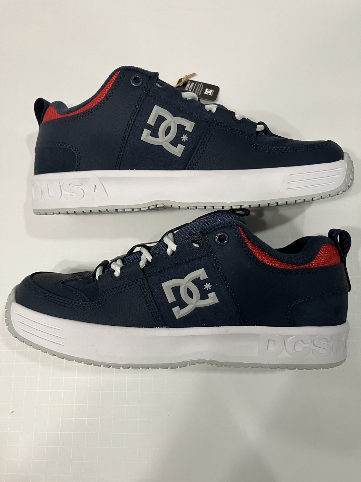 DC Lynx OG Shoes – Navy/ Red – Size 10 – Brand New – Free returns & Shipping
