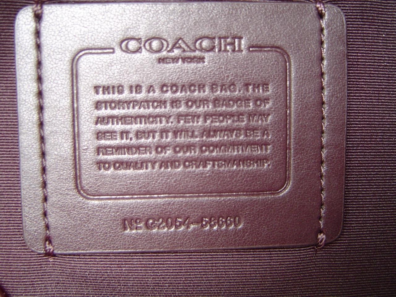 AUTHENTIC COACH RED LEATHER DERBY TOTE #58660 EUC/LN