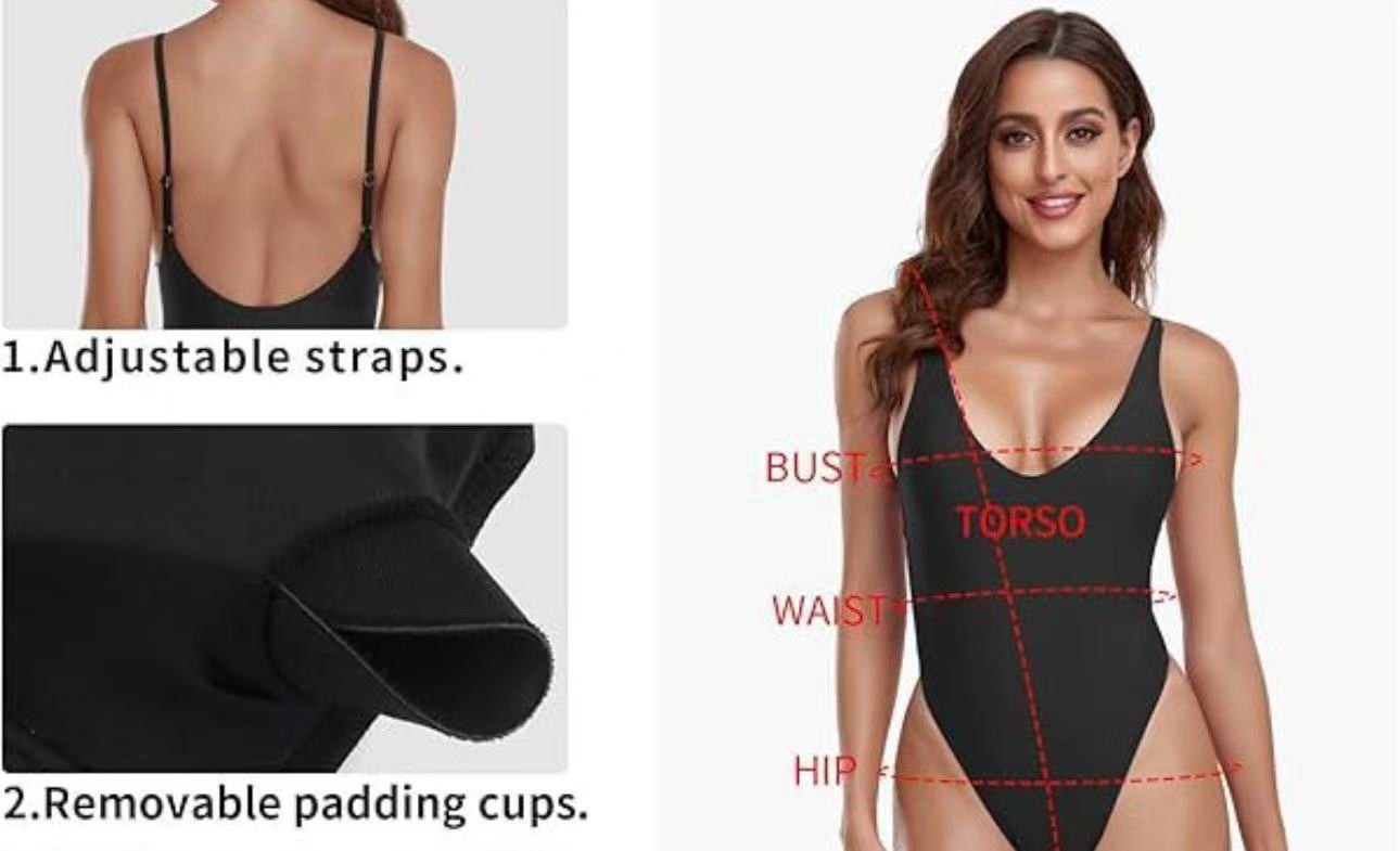 Women’s One Piece Thong Swimsuit Bikini