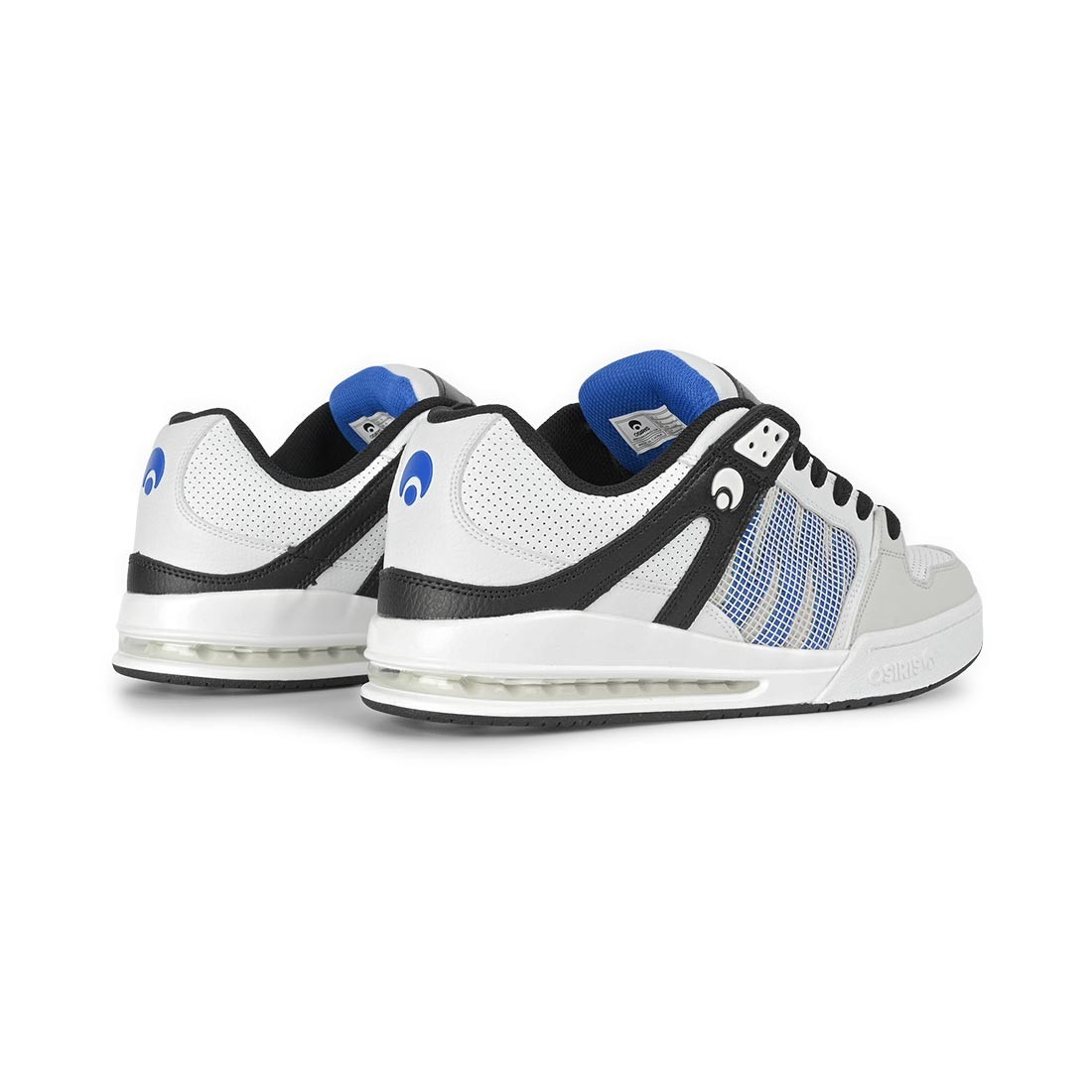 Osiris Pixel Skate Shoes – White/Black/Blue