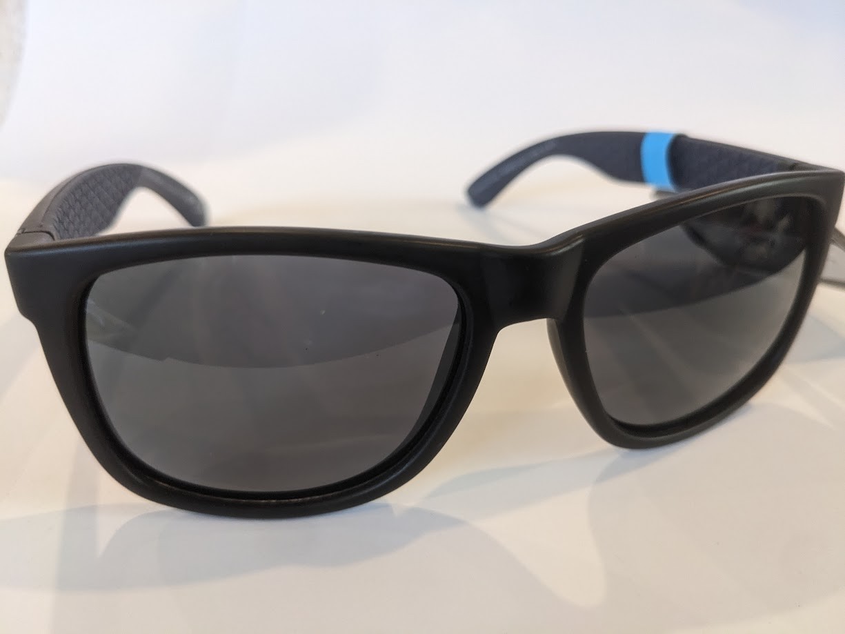 Foster Grant Advanced Comfort Black w Navy Sunglasses 100% UVA/UVB