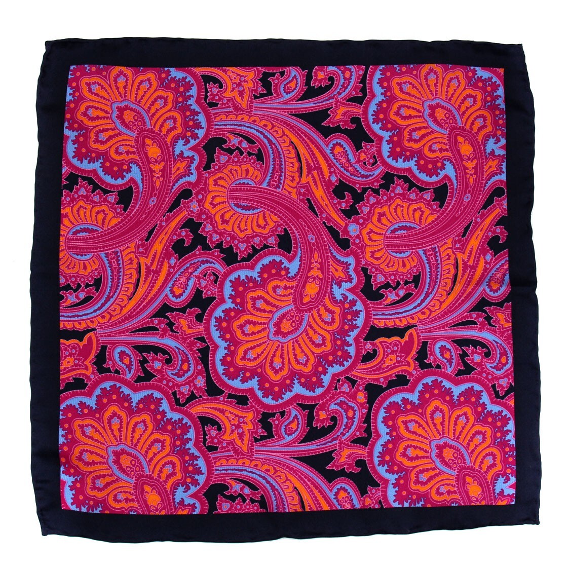 100% Silk Fashion 12″ – 12″ Pocket Squares for Business, Weddings & Formals