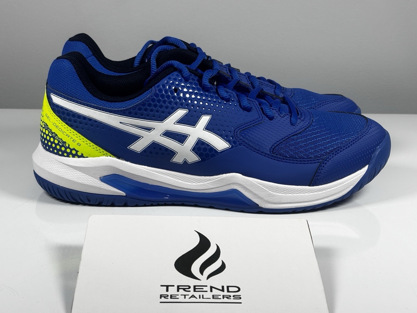 Asics Gel Dedicate 8 Pickleball Tennis Shoes Illusion Blue Size 10 1041A409-400
