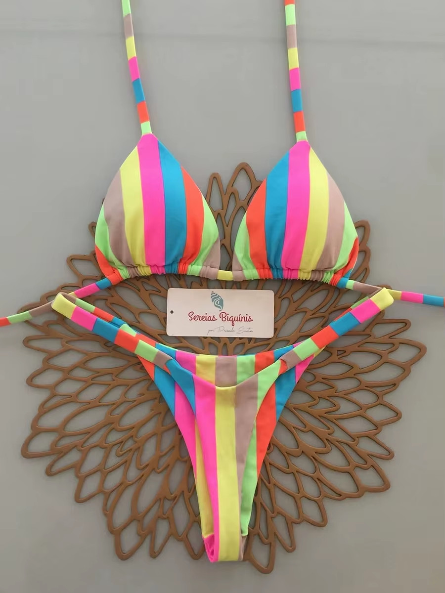 Micro Bikinis 2026 Women Swimsuit New Sexy Swimwear Halter Bikini Set Brazilian