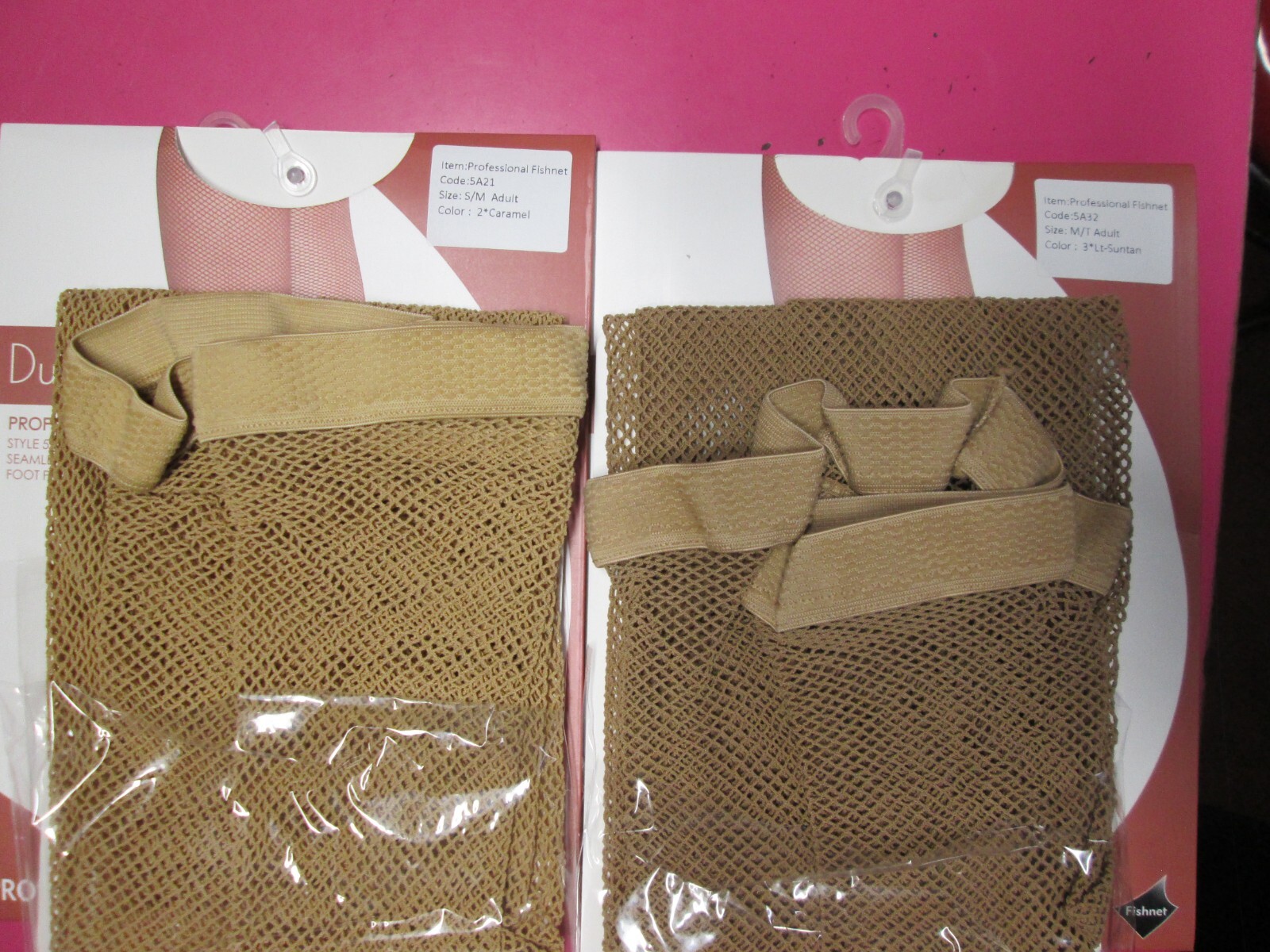 Professional Fishnet Tights Caramel Toffee Suntan Black S/M M/T XL Latin Dance