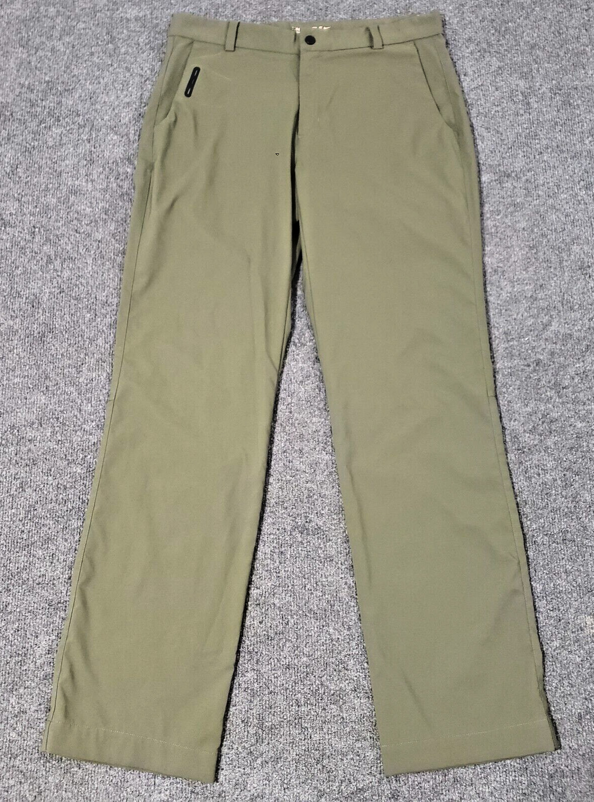 nike golf tour performance pants mens 32×32 green poly spandex blend