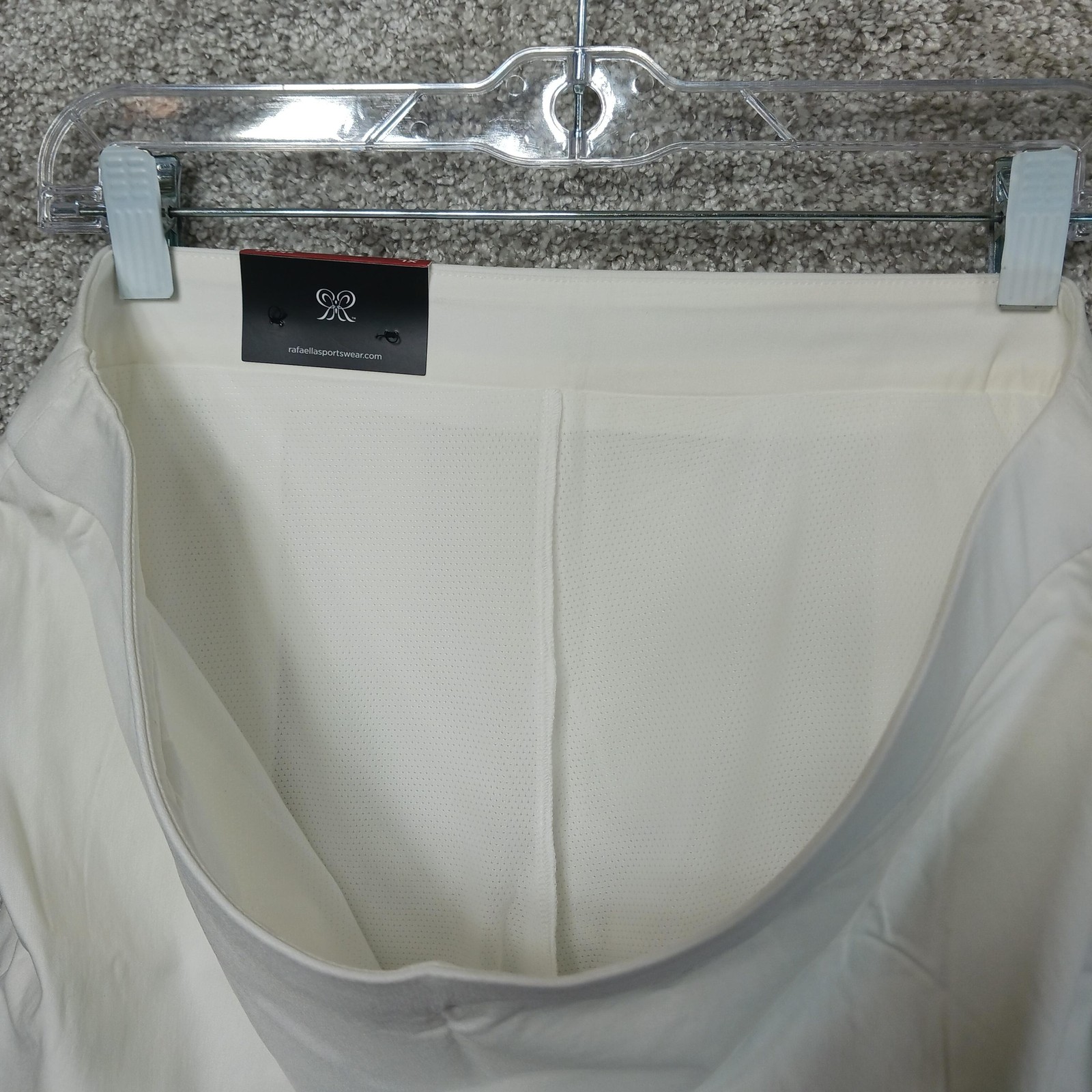 Rafaella Skort Womens XL White Golf Pull On Lined Stretch Pockets Athletic