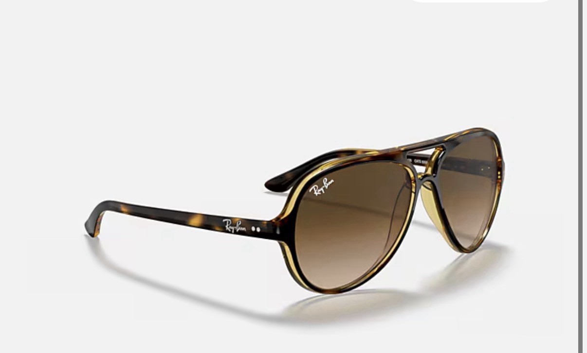 Ray-Ban RB4125 710/51 Aviator Sunglasses – Matte Havana