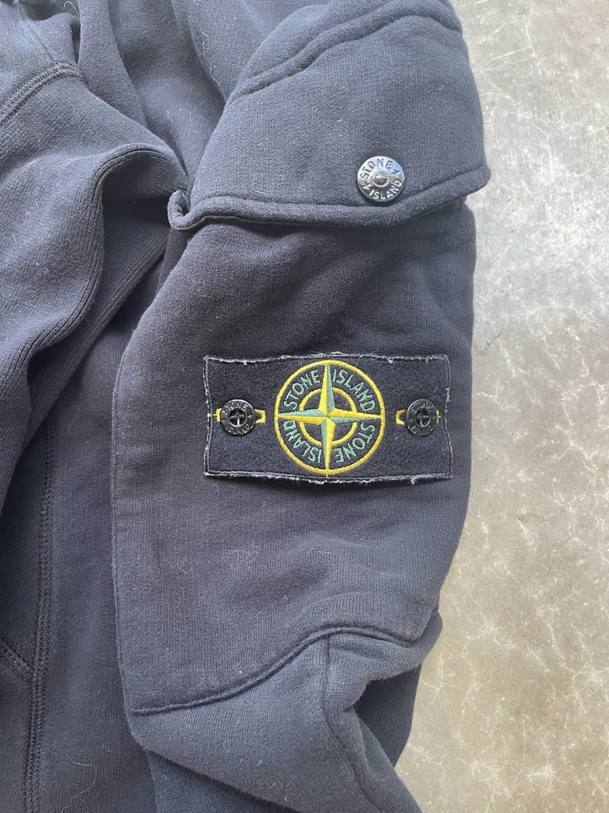 Black Stone Island Authentic Sweatpants Size Xl Made In Romania Men’s Used