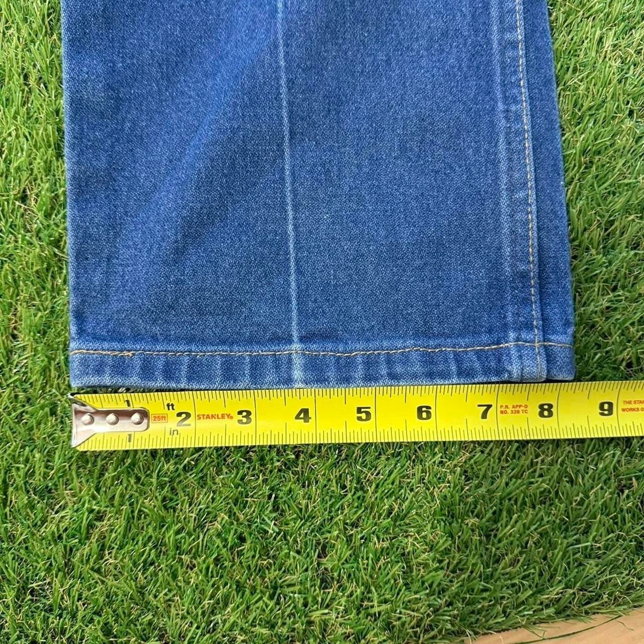 Wrangler Cowboy Cut Straight Fit Stiff Blue Jeans 36×31