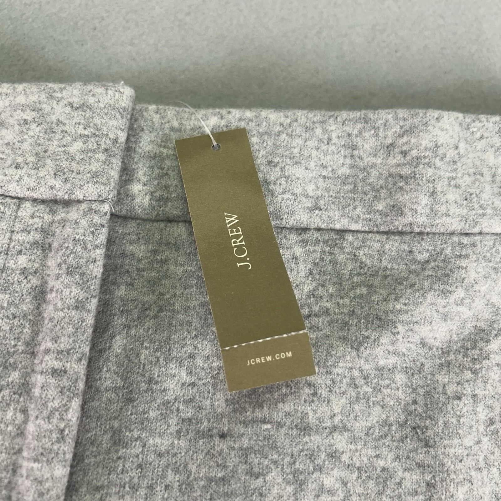 J Crew Pull-On Straight Leg Pant NWT Women 10T Italian Wool Mario Bellucci BA266