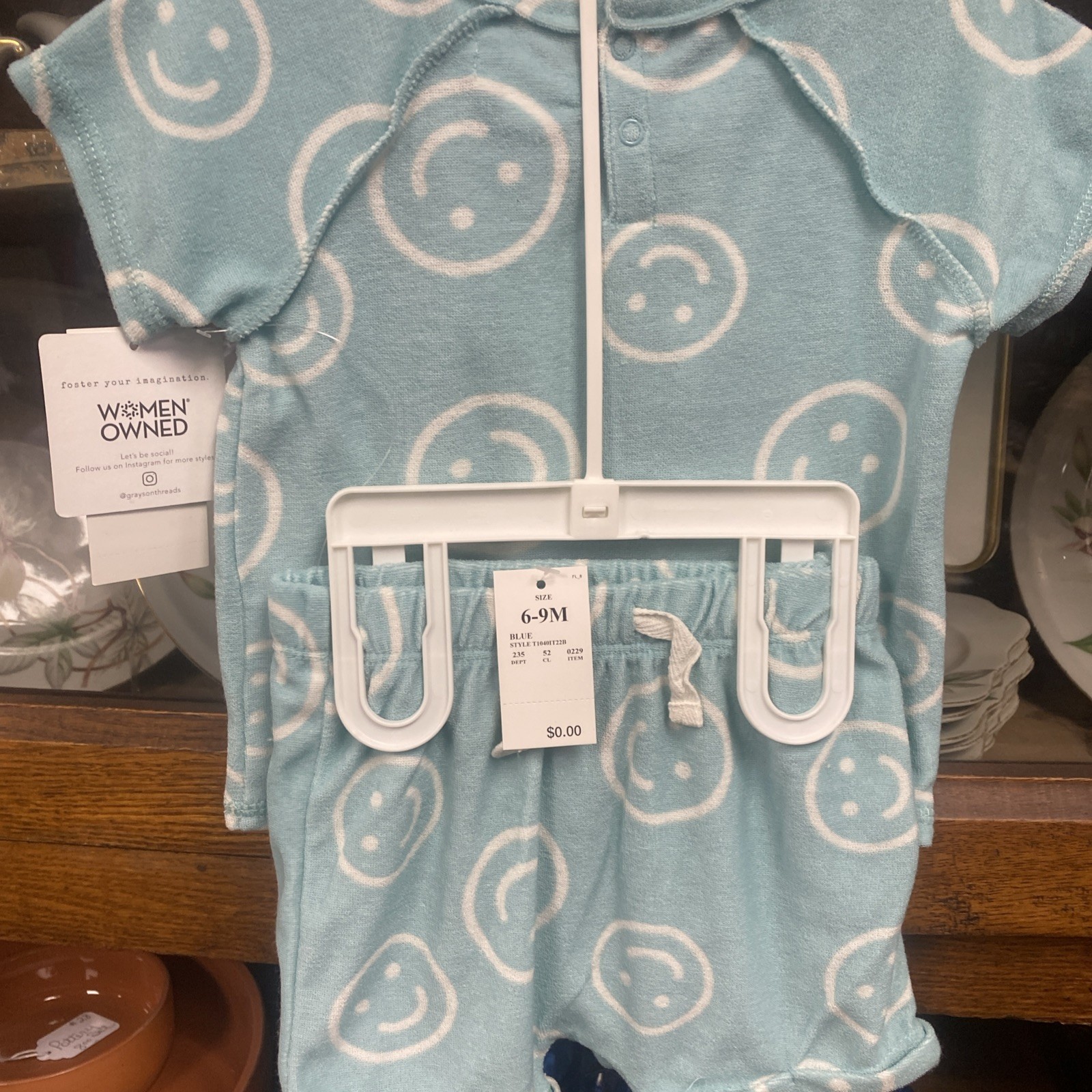 Grayson Mini Baby & Toddler Boys 2PC Shirt & Shorts Outfit Set Size 6-9 Months