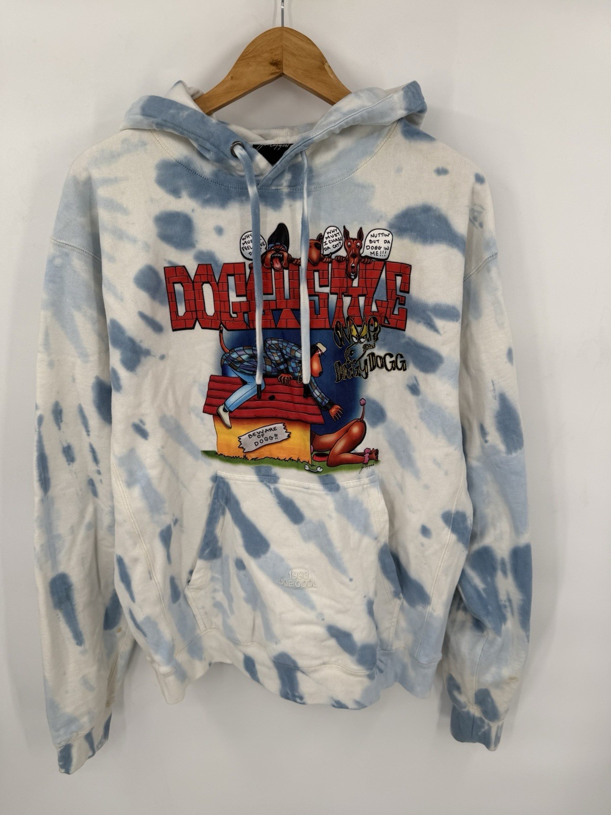 Shoe Palace SNOOP DOGG 1993 Joe Cool DOGGYSTYLE Sweatshirt Hoodie Size Large