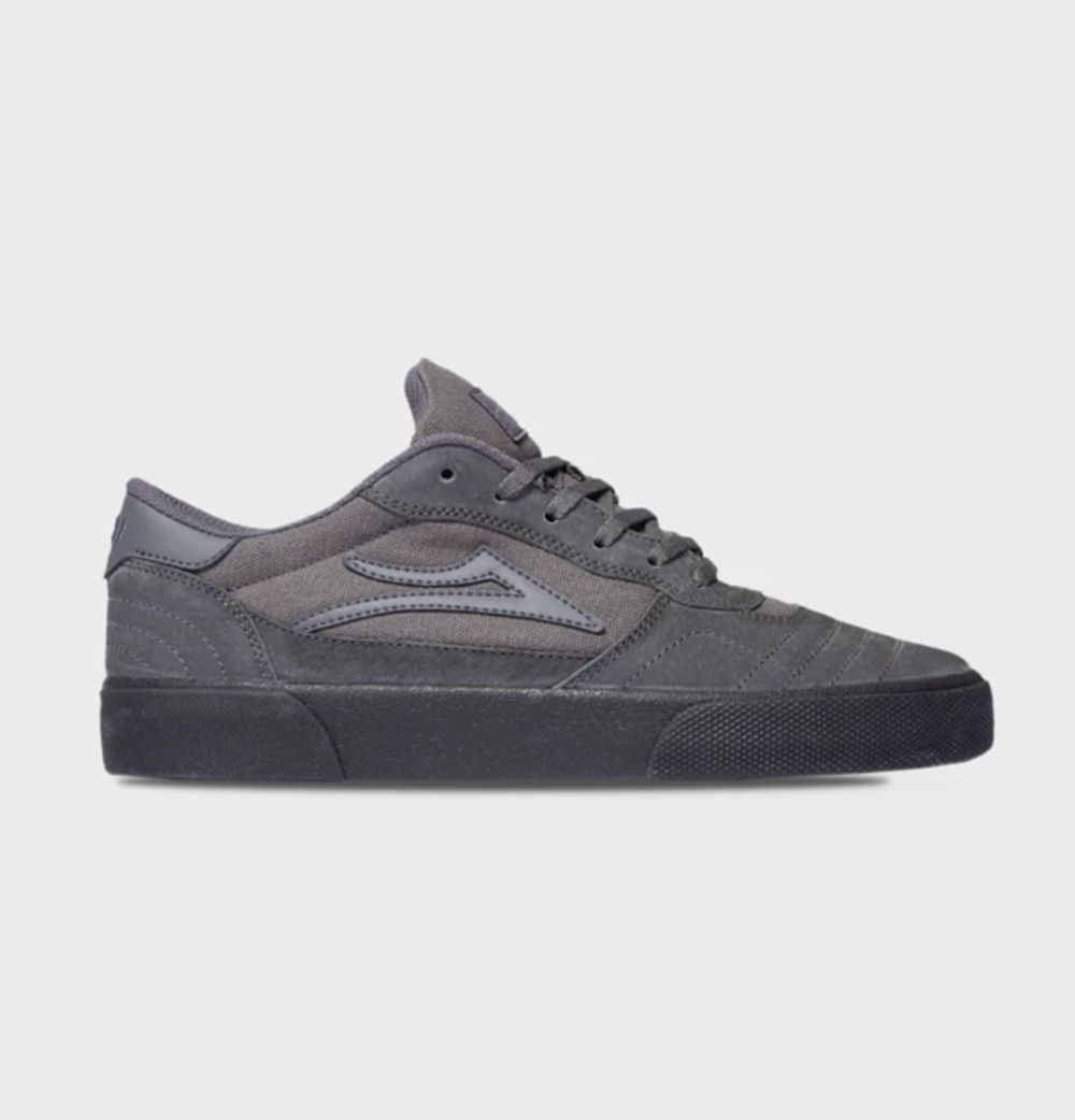 Lakai Cambridge Suede Skate Shoes Charcoal