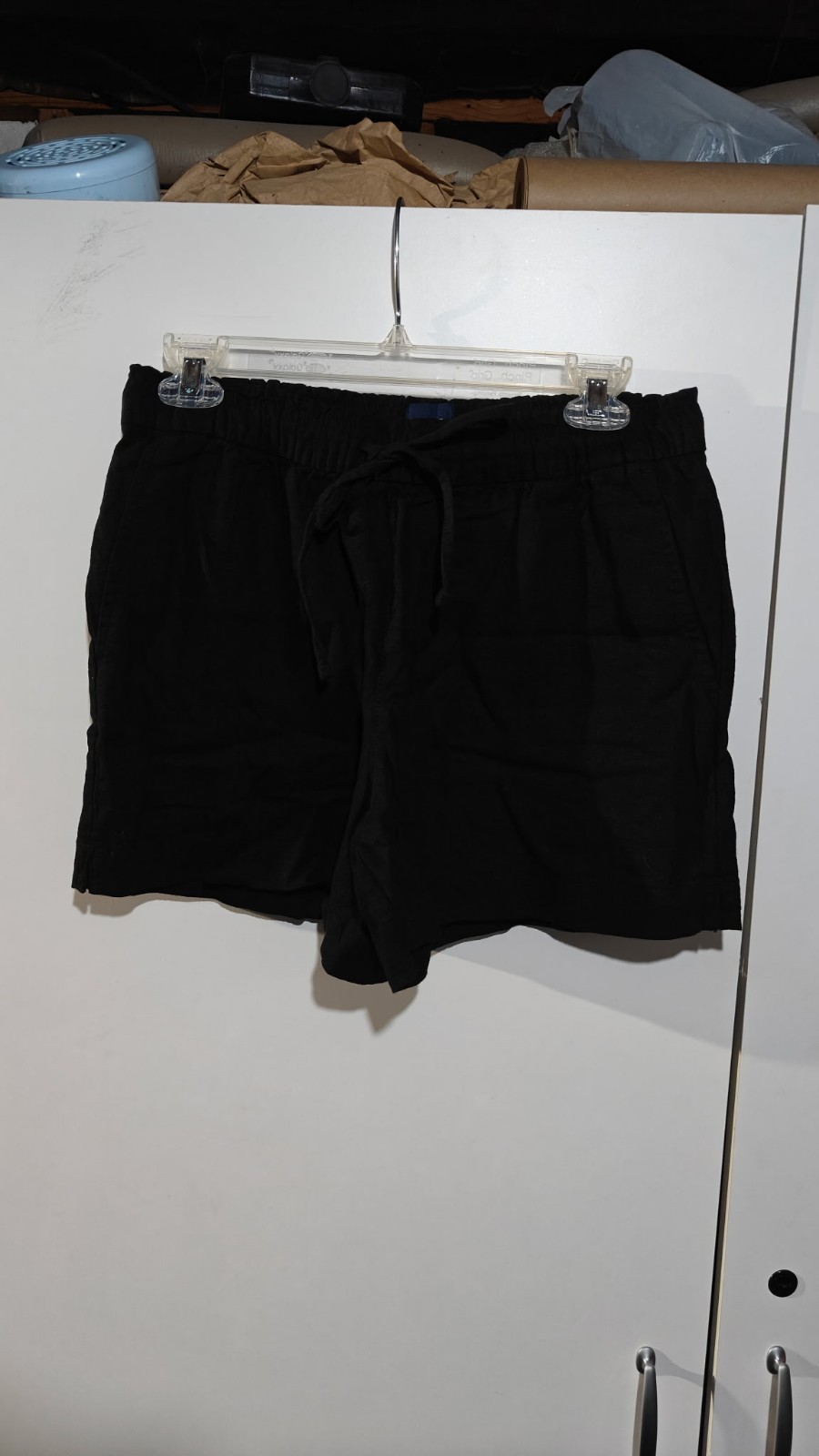 Black GAP Linen Pull-On Drawstring Shorts Size Small New Without Tags